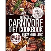 THE EASIEST CARNIVORE DIET COOKBOOK FOR WEIGHT LOSS: Easy, High-Protein Recipes & No-Brainer Strategies to Burn Fat & Boost Energy—With a 60-Day Meal Plan That Makes Weight Loss Finally Feel Easy!