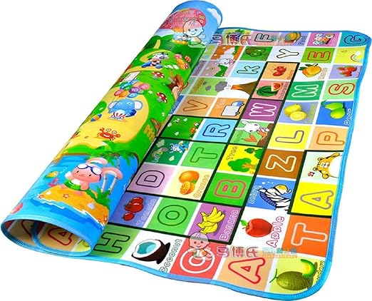Supreme Baby Crawling Waterproof Double Side Baby Play Crawl Floor Mat for Kids (120cm x 180cm)