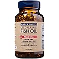 Wiley's Finest Wild Alaskan Fish Oil Peak DHA - 900mg EPA and DHA Omega-3s - 120 Softgels (60 Servings)