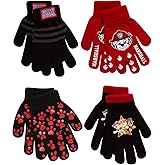 Nickelodeon Boys 4 Pack Mitten or Glove Set: Paw Patrol and Blaze (Toddler/Little Boys)