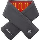 Venustas Heated Scarf with Battery, Up to 20H Runtime, Rechargeable Heated Neck Warmer for Women Men