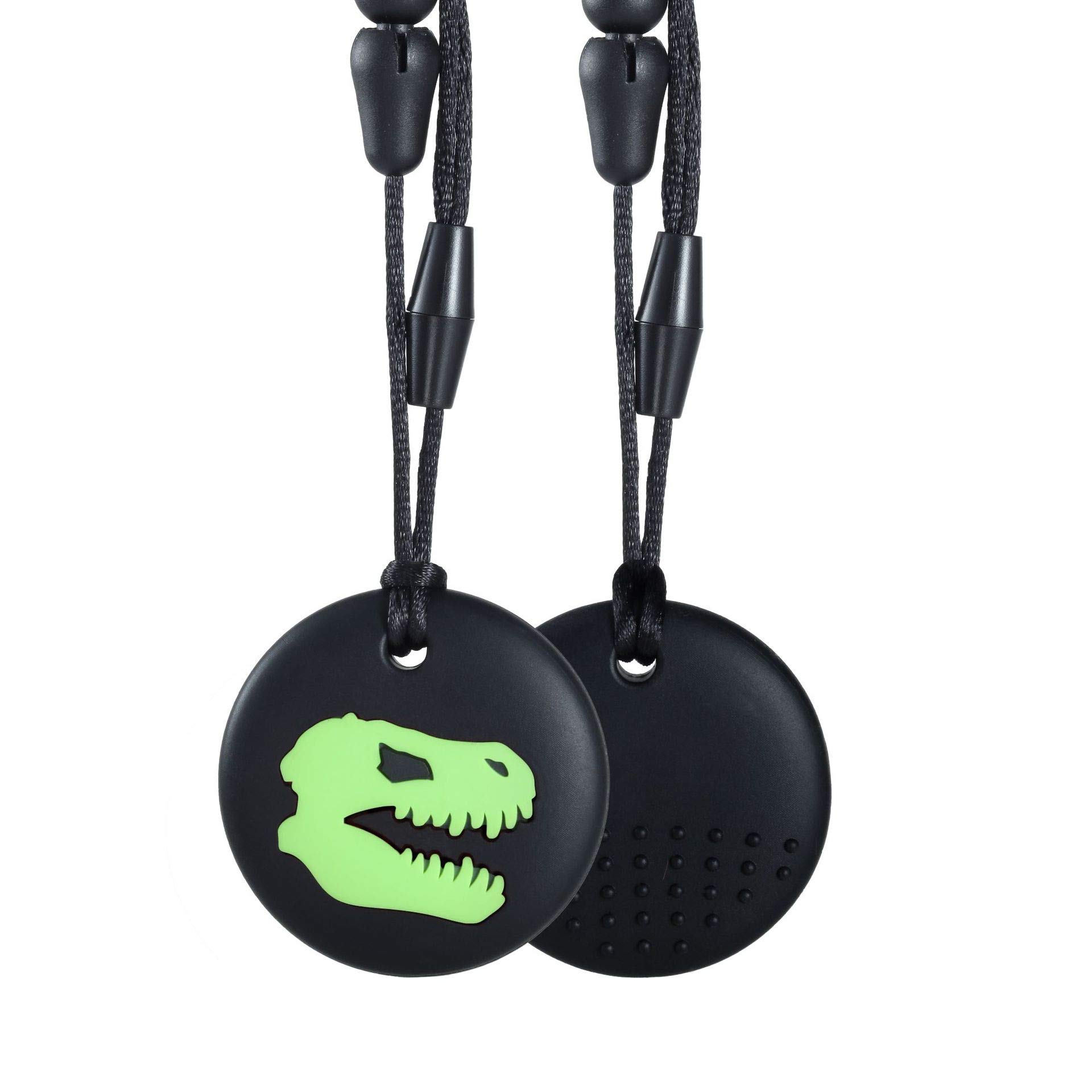 Chew Necklaces for Sensory Kids,Silicone Chewy Necklace Sensory Toys for Boys and Girls with Chewing, Autism, ADHD, SPD, Oral Motor Anxiety Pendant for Adults