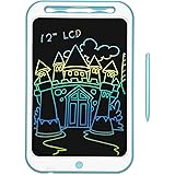 JONZOO LCD Writing Drawing Tablet 10 inch Colorful Electronic Doodle Board with Screen Lock Digital Sketch Pad Erasable eWrit