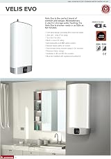 Ariston Velis Evo 45L Twin Tank Electric Water Heater UK view 7