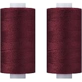 Simthread All Purpose Thread Polyester 400Y Cherry Red