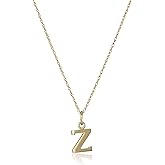 Amazon Collection 14k Gold-Filled Letter Charm Pendant Necklace