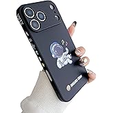 Yonds Queen for iPhone 17 Pro Cute Case, Cool Cartoon Astronaut Space Planet Rocket Design Stylish Bumper Cover Soft Protective Anti-Slip Shockproof Fashion Case(iPhone 17 Pro, Earphone Music)