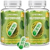 Rosmolo 800 MG Liposomal Sulforaphane, Powerful Dual-Delivery for Maximum Absorption & Potency, Full-Spectrum Broccoli Extract, Antioxidant & Liver Supplement, 120 Softgels