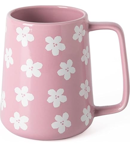 Amazon.com: Linkidea 40oz Oversized Coffee Mugs for Office and Home, Extra  Large Ceramic Cup with Handle Gift for Friends, Red : Home & Kitchen
