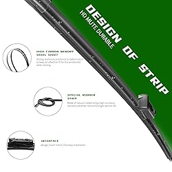 3 Factory Wiper Blade Replacement for Subaru