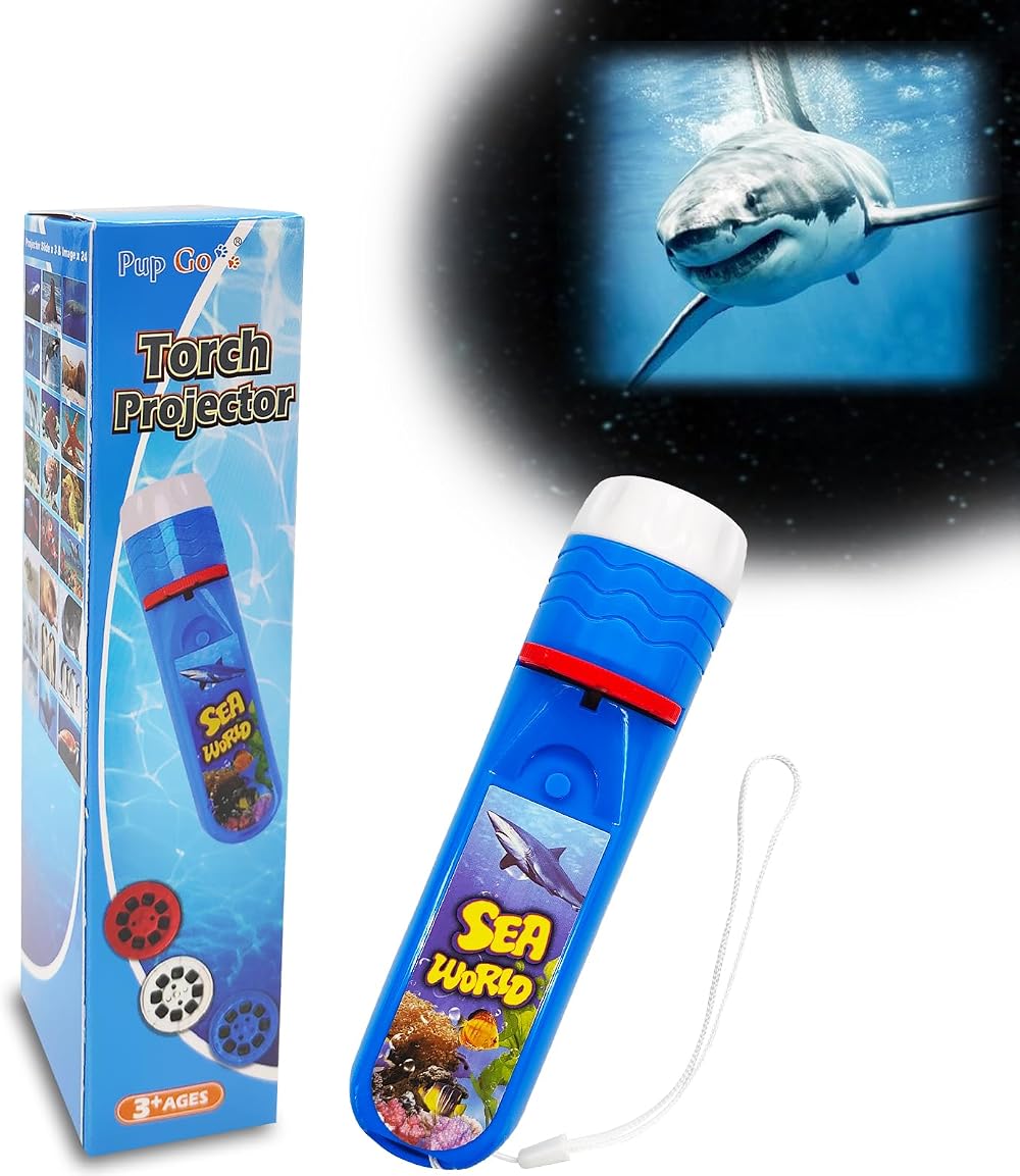 Pup Go Sea Life Torch Projector with 24 Images 9 Themes for Kids