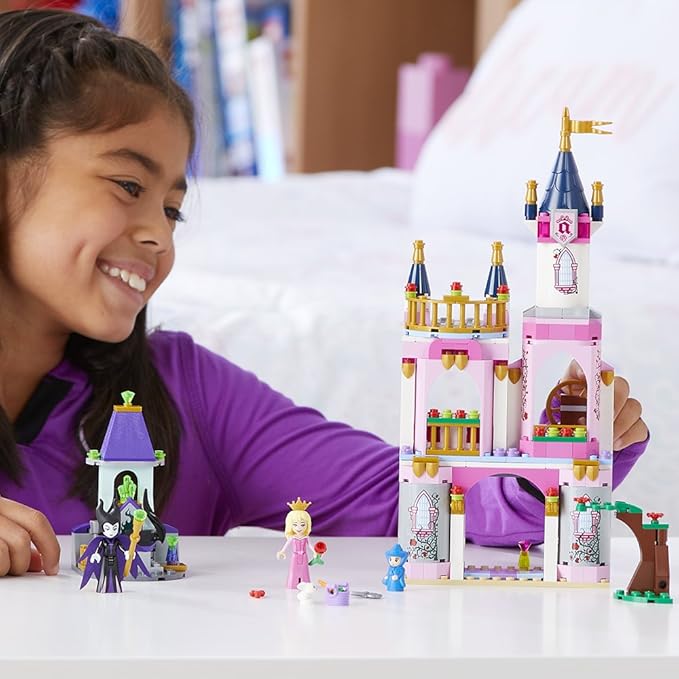 lego disney princess sleeping beauty's fairytale castle