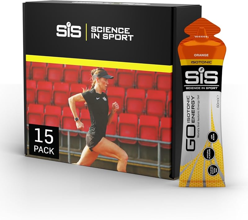 Science in Sport GO Isotonic Energy Gels Orange 15 x 60ml 22g Carbs Vegan