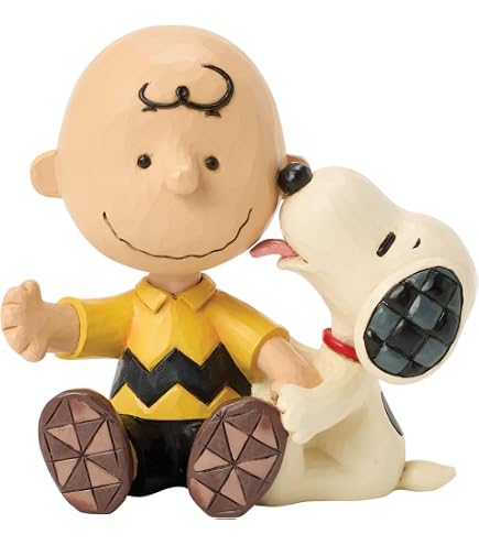 Amazon.com: Enesco Peanuts by Jim Shore Charlie Brown and Snoopy