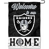 Las Vegas Raiders Welcome Home Decorative Garden Flag Double Sided Banner