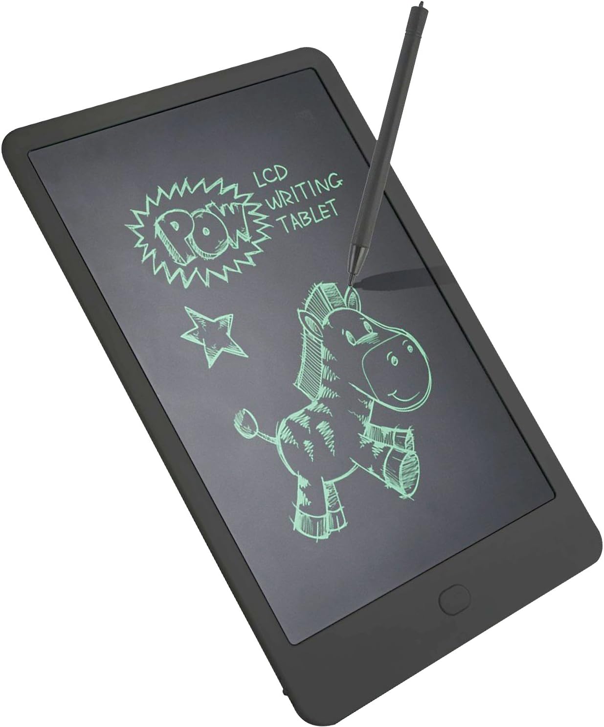 10" LCD Writing Tablet for Kids, FoolerHome eWriter Graffiti Portable Board Handwriting Notepad Drawing Boards with Memory Lock and Stylus for School Office-Black