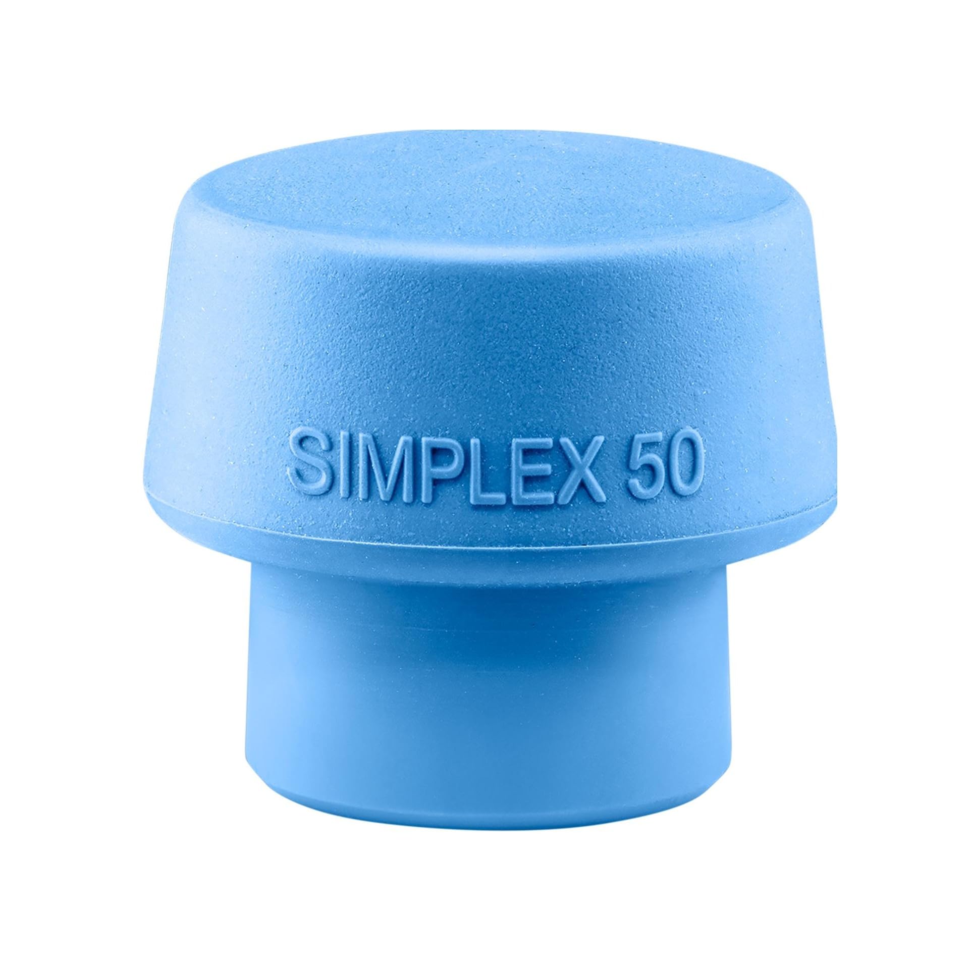 Halder 3201.051 TPE-Soft (Blue) Non Marking Oversized Insert for SIMPLEX MALLETS 50MM