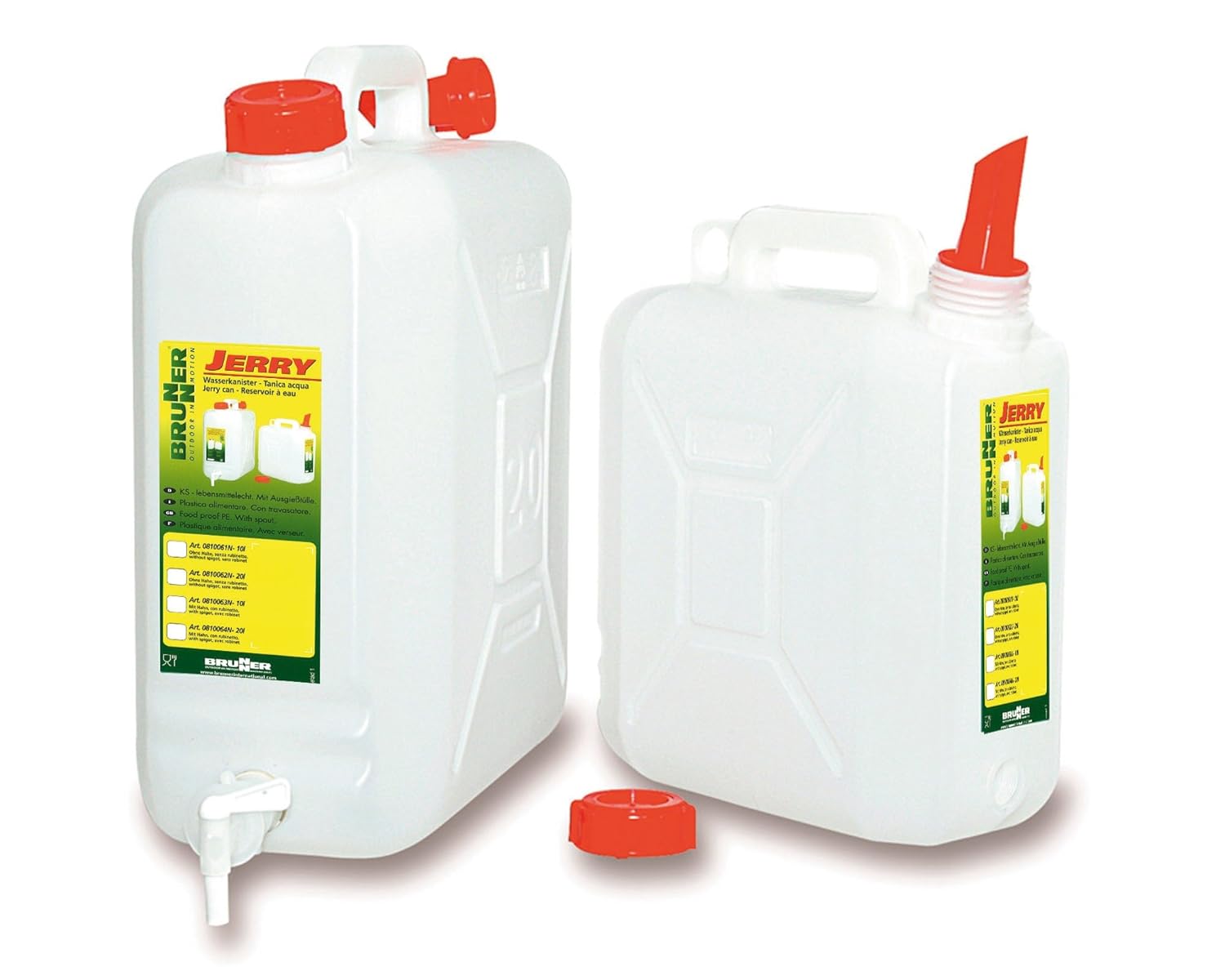 Brunner 0810064N Jerry Plus 20 L FoodGrade Jerry Cans with Tap Amazon
