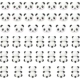 Honbay 40PCS Panda Flatback Resin Charms Cute Panda Head and Backs Resin Cabochons for Hair Accessories Phone Case Scrapbooking Decoration (2 Style)