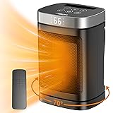 Small Portable Space Heater for Indoor Use - with