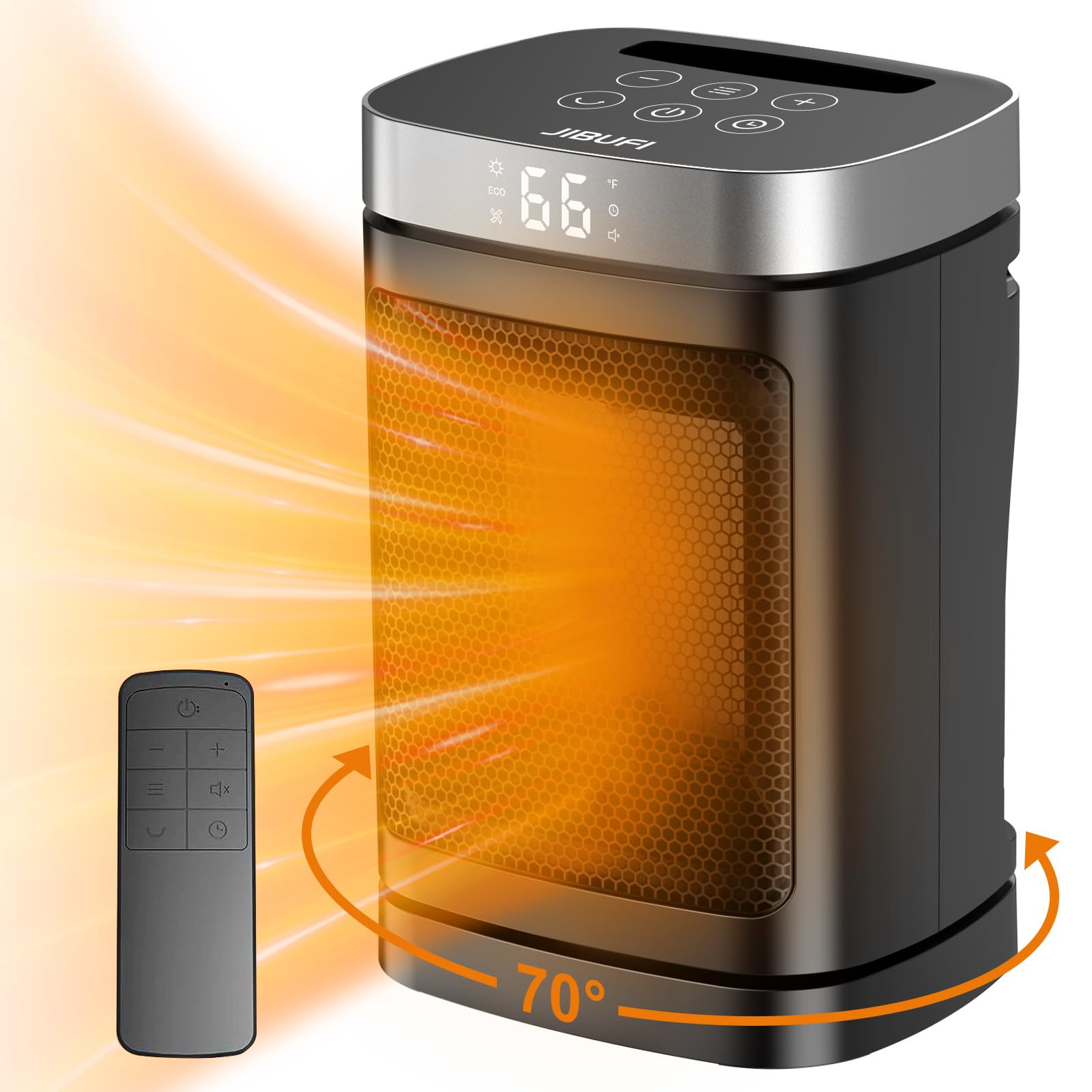 Small Portable Space Heater for Indoor Use - with