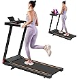 Treadmill for Home with Incline Folding Treadmills Running Machine for Small Spaces with Handle 300 LB, 3.0 HP, 7.5 MPH Foldable Treadmill with App