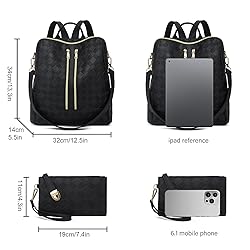 Makes Backpack Purse for Women PU Leather backpack