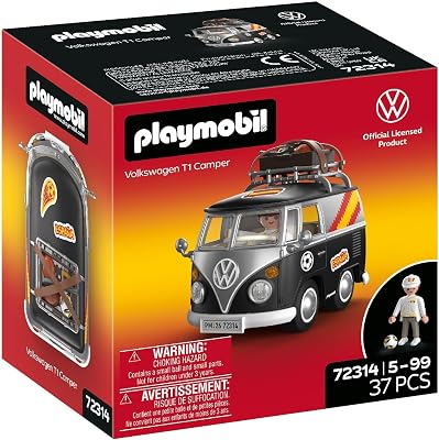 | Volkswagen | Volkswagen T1 Camper ESP Edition | Camper rétro emblématique avec équipement de Sport, Barres de Toit et Feuille d'autocollants | pour Enfants à partir de 4 Ans | 72314