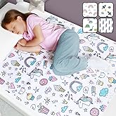 Hygge Sheets® Potty Training Pee Pads for Kids, Toddlers - 100% Waterproof, Non Slip Bed Wetting Pad for Twin Beds - Washable, Reusable Mattress & Sheet Protector - Unicorn