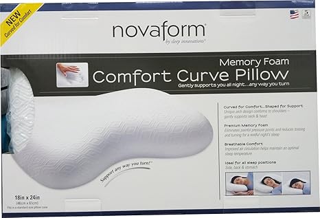Novaform Memory Foam Comfort Curve Pillow Amazon Ca Home Kitchen