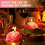 Baanfly 3D Peony Honeycomb Candle Mould Silicone for Soap & Baking view 6