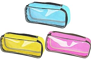 Travel Bag for Lifevac Home Kit Travel Kit First Aid Kit Accessory Pouches - Zippered Bag/Transparent Window - Set of 3