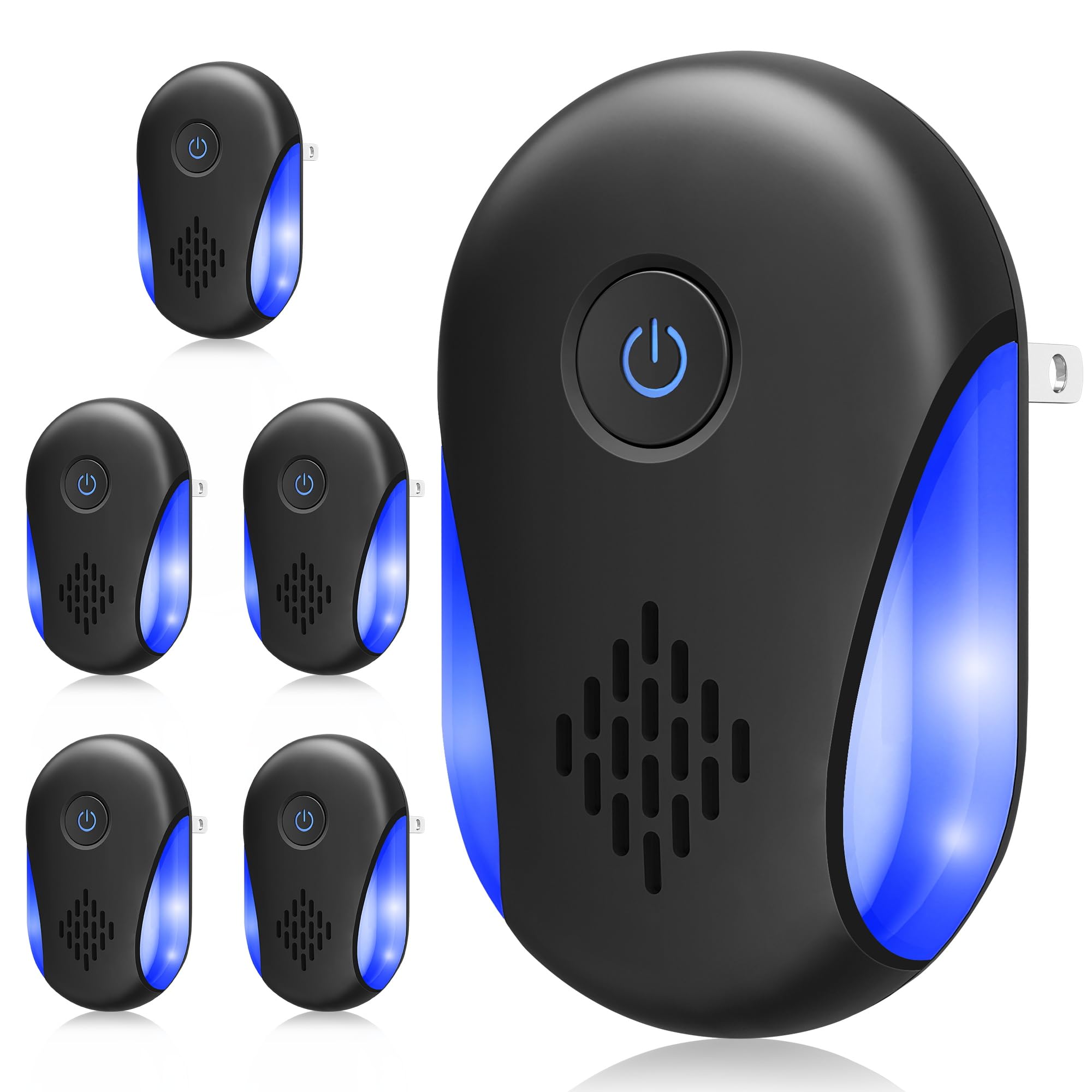 Photo 1 of (2025 Upgraded) Ultrasonic Insect & Pest Indoor Repeller, Plug-in Control Electronic Repellent for Rodent, Mice, Rats, Roaches, Bugs, Ants, Spiders, Mosquitoes, Home, 2 Mode Switching (6 Pack)