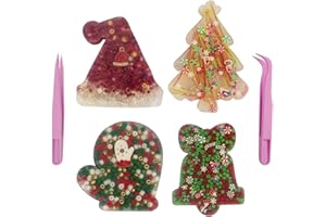 Zeng Zhang Picky Pad,A Pimple Popping Toy,Transfer Anxiety and Stress to Improve Attention,Colorless and Tasteless,Environmental Protection Materials,Food Grade Silicone. (Four Christmas Style Sets)