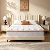 AYJOIR 10 Inch Full Hybrid Mattress in a Box, Medium Firm Support | Cooling Memory Foam with Pocket Coils, Breathable Design, Pressure Relief Comfort, CertiPUR-US Certified, Fiberglass Free