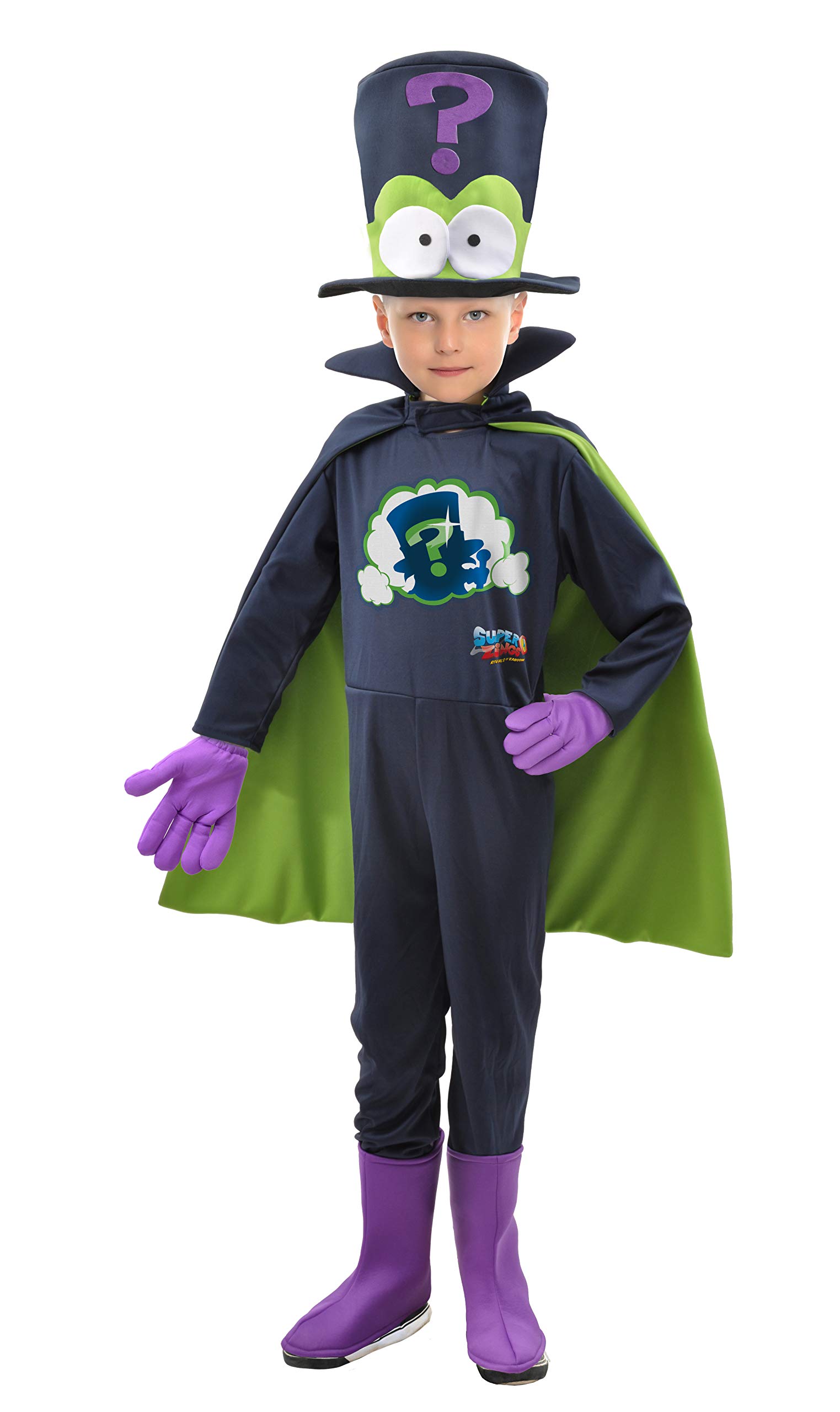 Enigma costume disguise boy official SuperZings SuperThings (Size 4-6 years)