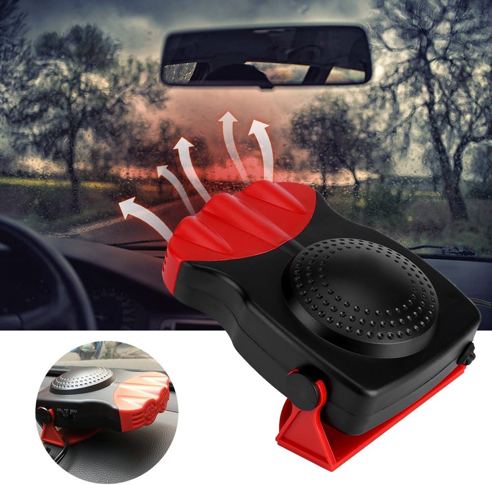 Car Heater 150W 12V 2 In1 Car Truck Heating Cooling Fan Fast Heating Windscreen Demister Defroster