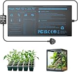 Zyncove Seedling Heat Mat 20"x10" with Thermostat for Plant Germination view 1