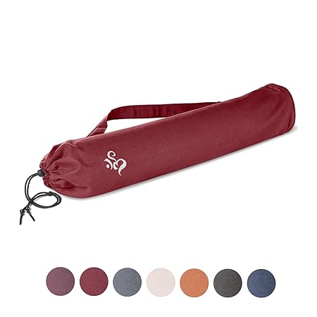 Lotuscrafts Yogatasche RISHIKESH aus Bio-Baumwolle - Fair & Ökologisch GOTS Zertifiziert - Yogamatten Tasche mit Kordelzug - 