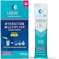 Liquid I.V. Hydration Multiplier - Passion Fruit - Hydration Powder Packets | Electrolyte Drink Mix | Easy Open Single…