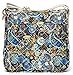 Malirona Women 's Durable Floral Crossbody Bag Canvas Messenger Handbag Multi Pocket Travel Satchel Purse (Black Flower)