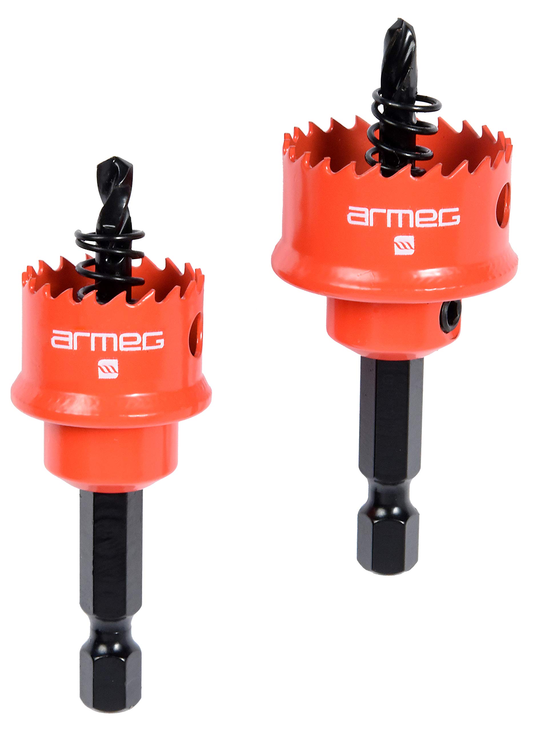Armeg 20mm & 25mm Acceler8% Sheet Steel Holesaw Twin Pack