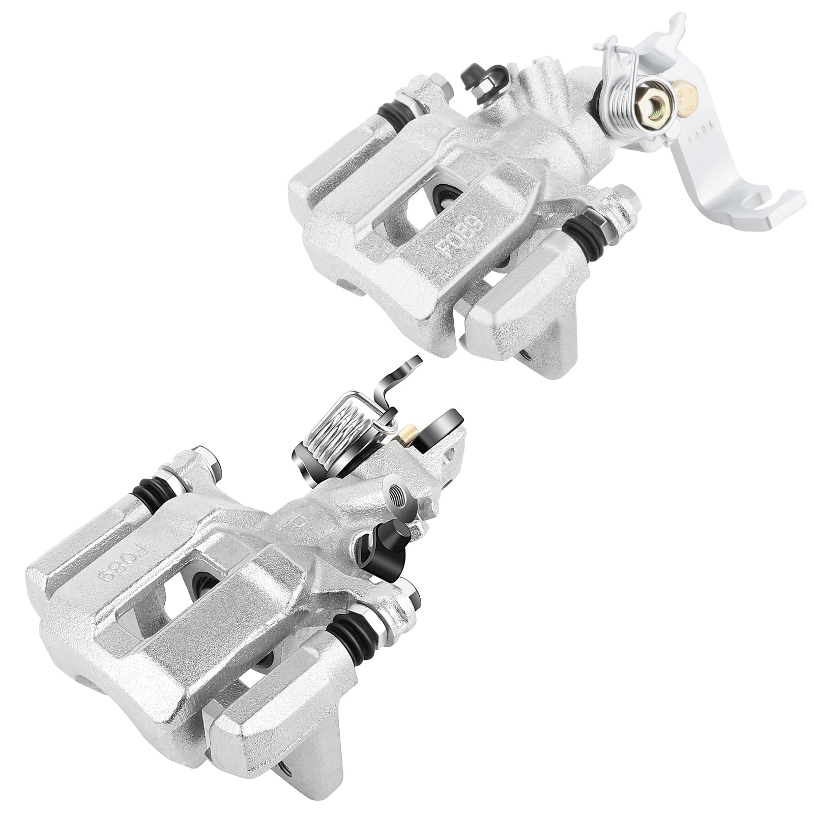 Photo 1 of **MISSING PARTS***cciyu 19-B2069 19-B2068 Rear Left & Right Brake Calipers Assembly w/Bracket 2004-2008 For Acura For TSX,1998-2007 For Honda For Accord