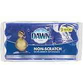 Dawn Non-Scratch Kitchen Dish Sponges, Blue (Pack of 9)