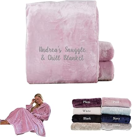 personalised name blankets uk