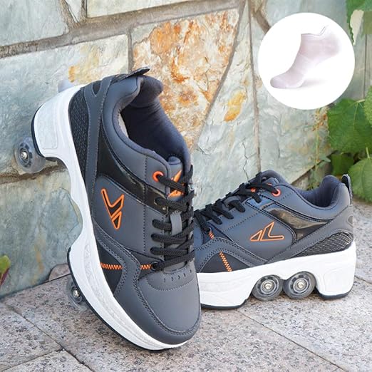 HUOQILIN Roller Shoes Adulte Chaussure Roller Fille Kick Roller Skate