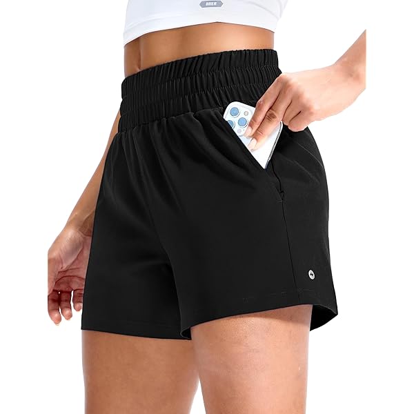 Womens Sweat Shorts Drawstring High Waist Athletic Shorts Casual Summer Pockets Shorts Lightweight Quick Dry Running Shorts