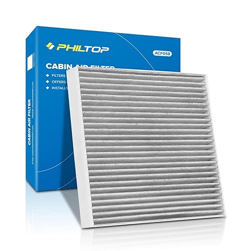 PHILTOP Cabin Air Filter, ACF058 (CF10361) Replacement for Cobalt, HHR, G5, Ion, Pursuit, Premium Cabin Filter with Activated Carbon Filter