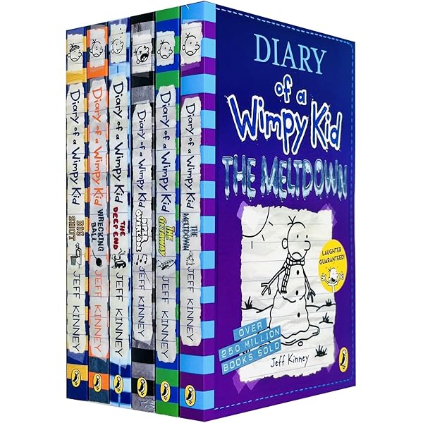 Amazon.com: A Library of a Wimpy kid 1-17 Boxed Set Complete