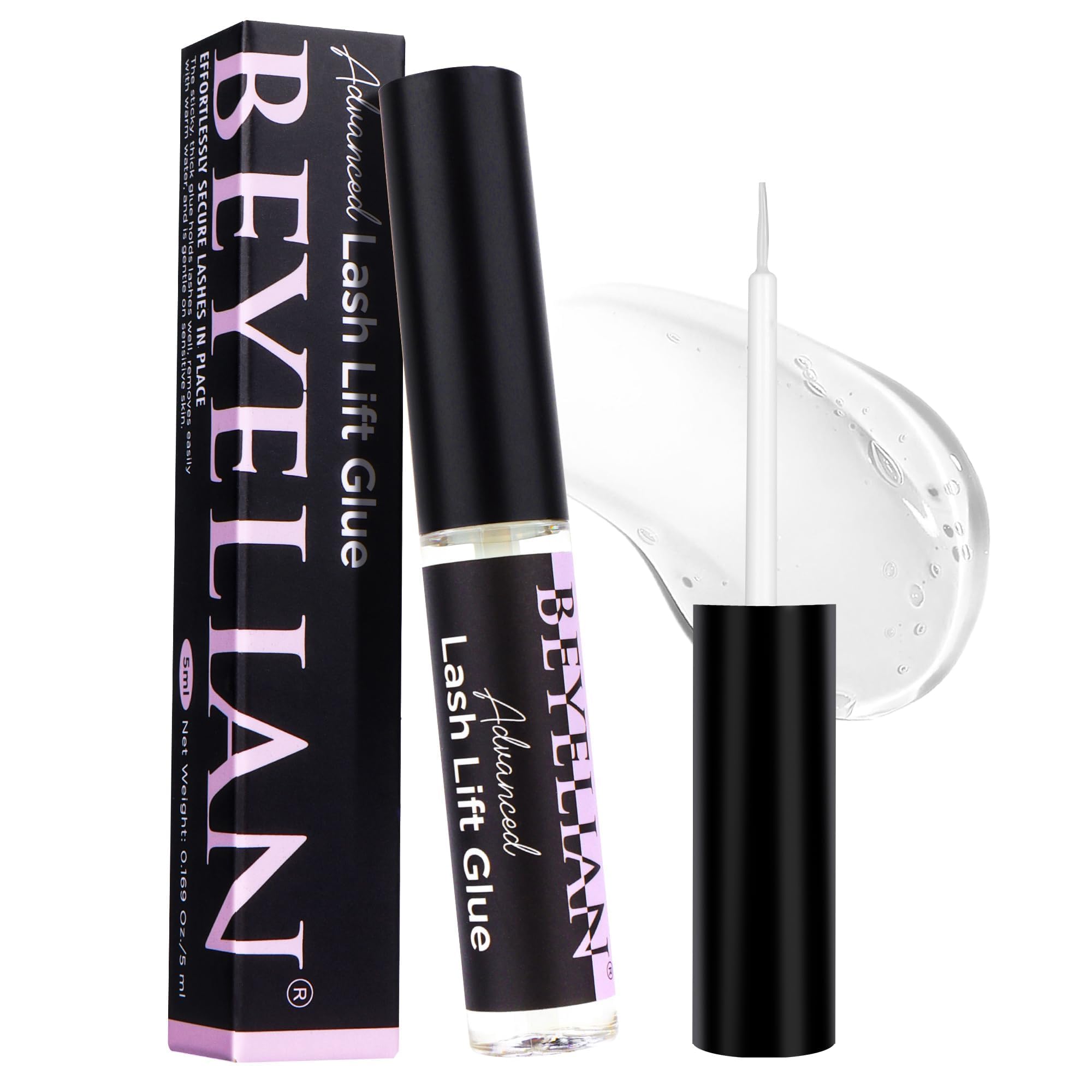 Photo 1 of BEYELIAN Lash Lift Glue, Lash Lift Adhesive,Lash Perm Glue Strong Sticky Eyelash Dissolves Quickly in Water, No Irritation and Odorless,5ML